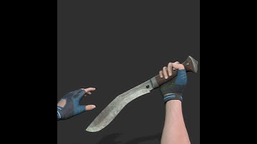 (Unreal Engine) Gurkha Knife and FPS Arms