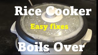 Rice Cooker Boils Over