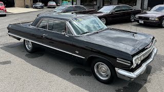 Test Drive 1963 Chevrolet Impala WSeries 348 4 Speed $36,900 Maple Motors #2625