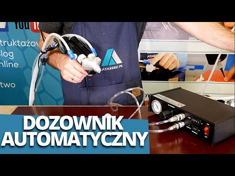 Dozownik do kleju i żywic THD-4KJ wideo
