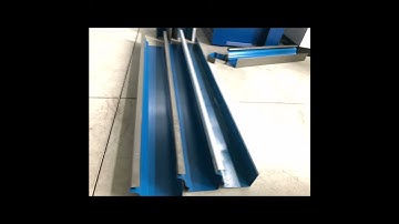 #Roll forming machine#Gutter and downspout machine