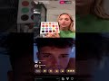 Maddie Ziegler Instagram Live 7/13/2020 with Cameron Field and doing makeup