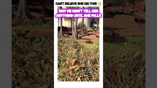 the way she falls in the green 😭🤣#shorts #youtubeshorts #viral #funny #trending #shortvideo #reels