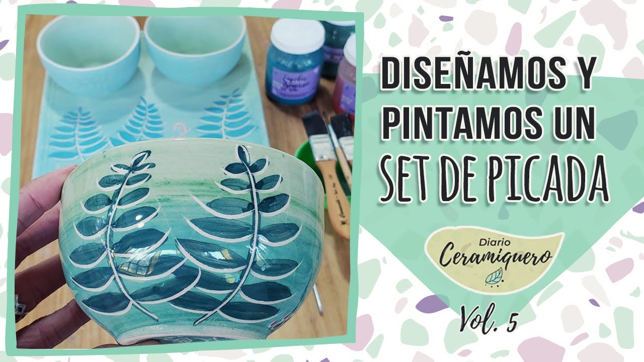 Técnica de pintura con Engobes fluidos 