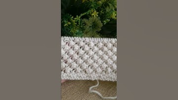 Bubble stitch || My little skills