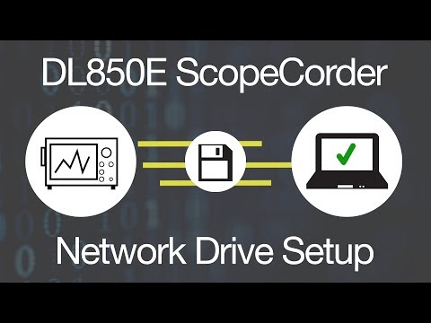 Yokogawa Dl850E ScopeCorder Network Drive (FTP client) How to.