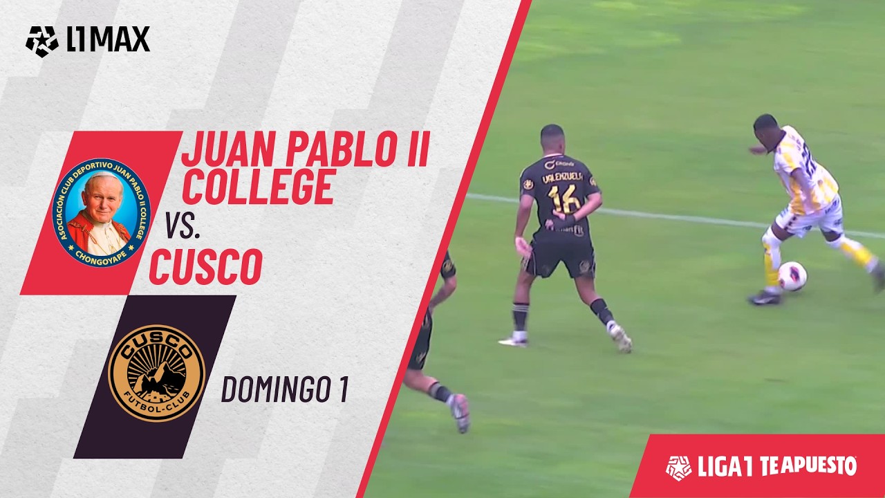Juan Pablo II College 2-1 Cusco: resumen de hoy y las mejores jugadas | #Liga1TeApuesto2026