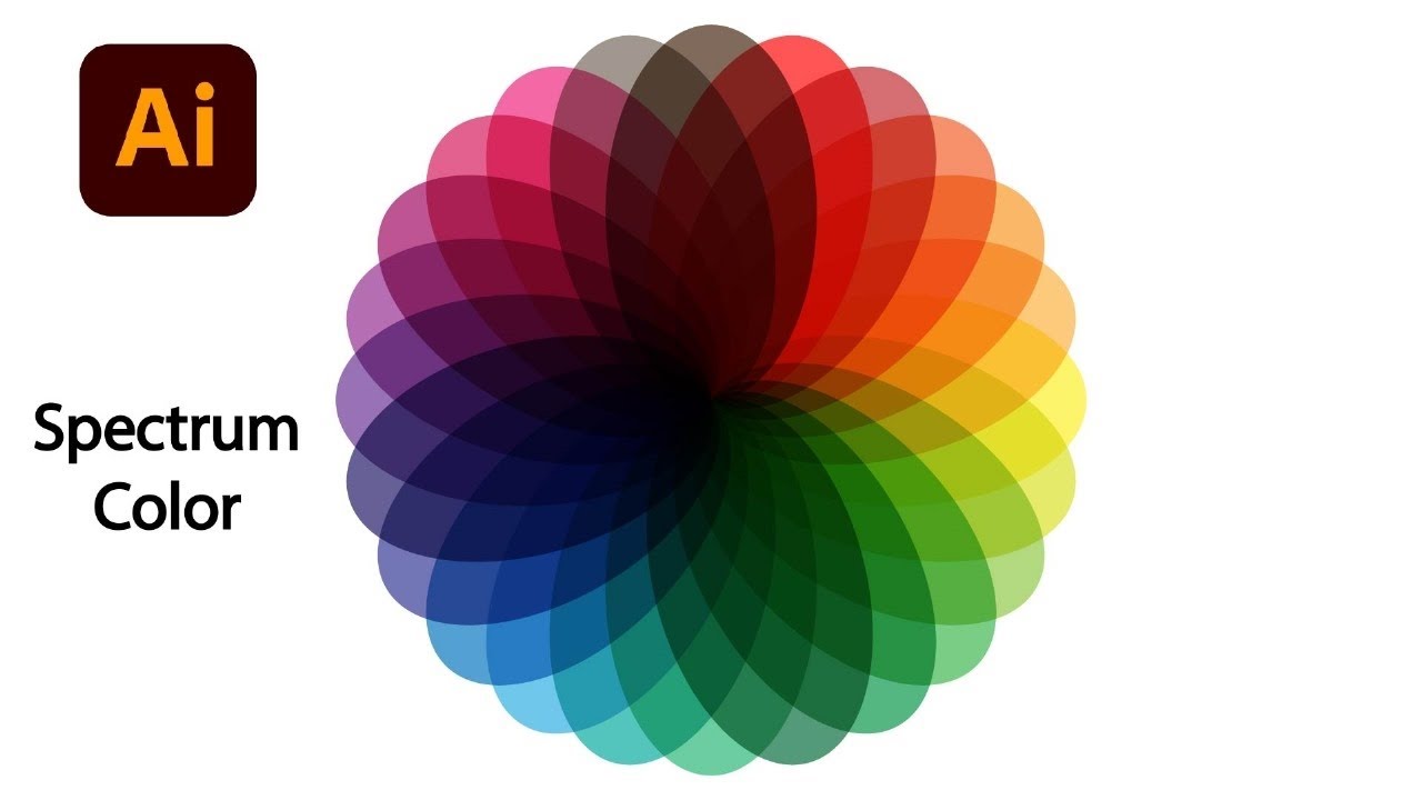 Spectrum color in adobe illustrator |tutorial| |adobe illustrator