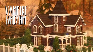 Vampire Family Home 🦇 // Sims 4 Speed Build