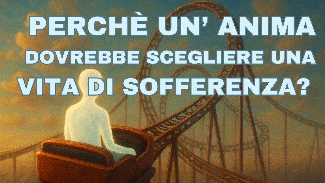 Perchè l'anima sceglierebbe una vita sofferente