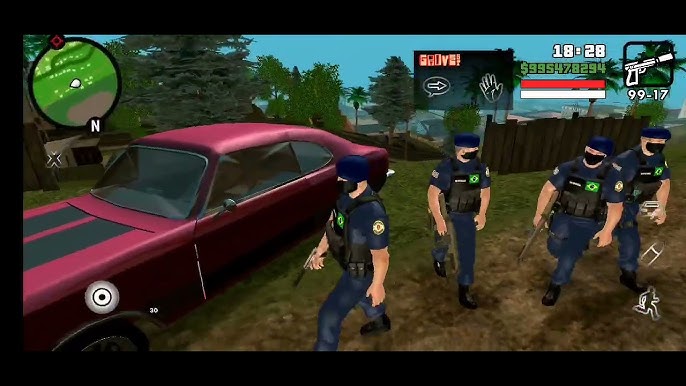 SAIU!! GTA V ANDROID POLICIA 24 HORAS!! +GRÁFICOS E EFEITOS ORIGINAIS (MOD  GTA SA) - video Dailymotion