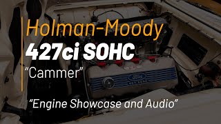 Holman-Moody 427ci SOHC Cammer Powered Thunderbird - BaT Engine Showcase and Audio