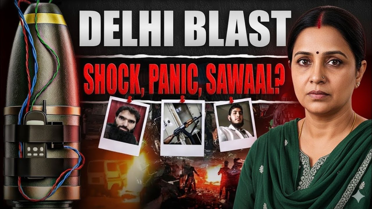 Delhi Lal Qila Blast Mystery | क्या भारत पर Chemical Attack की साज़िश थी? | Delhi bomb blast video