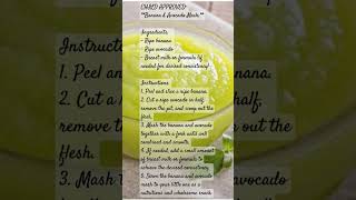 **Banana & Avocado Mash**eatshortsrecipeshortavocadohealthyhealthdietfoodbananadessert