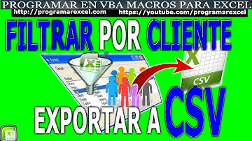 458 Como ❤️ Filtrar por Cliente 🔥 Rango de Fechas y Exportar a CSV