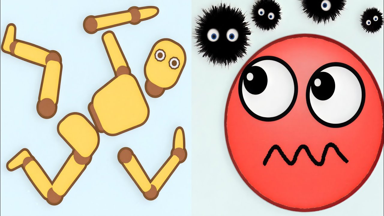 New Update RagDoll Break  VS Hide Ball Brain  Teaser Game 💥Max Level Challenges 