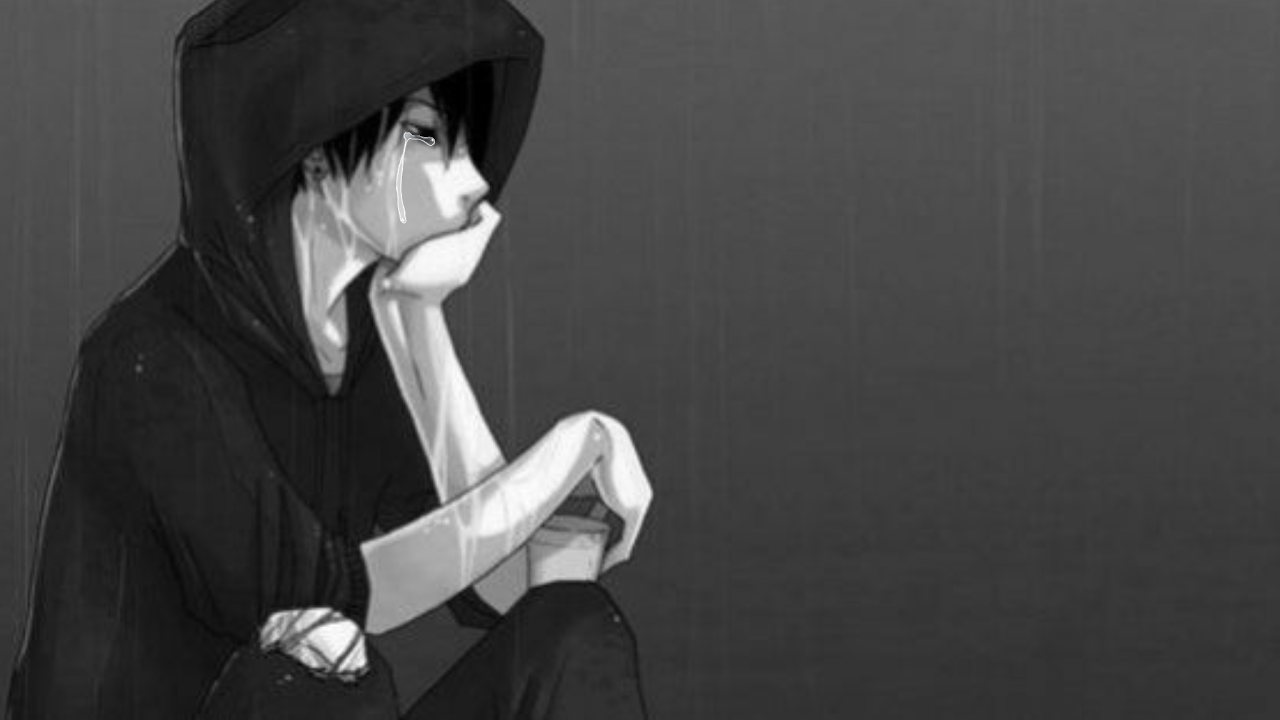 Аниме мальчики на аву грустные картинки