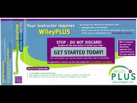 wileyplus access code free download