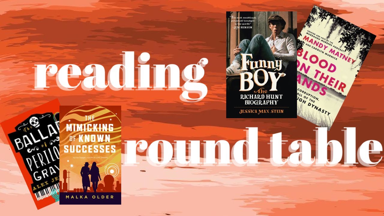 Reading Round Table | Apparently April Means we Read Orange Books - YouTube
