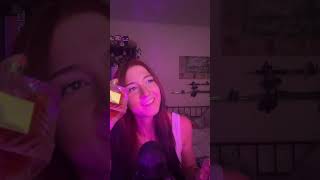 ASMR ┇ Perfume spritzing/spraying, textured glass tapping and scratching & close whispers