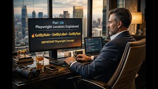 Part 10 Playwright Locators Explained 🔥GetByRole GetByLabel GetByText IMPORTANT Playwright With JS