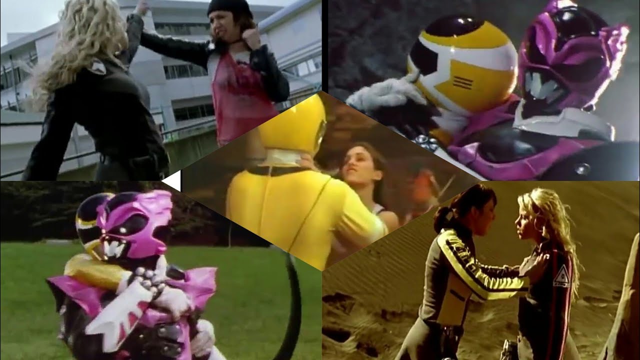 Yellow Ranger vs Pink Ranger - YouTube.