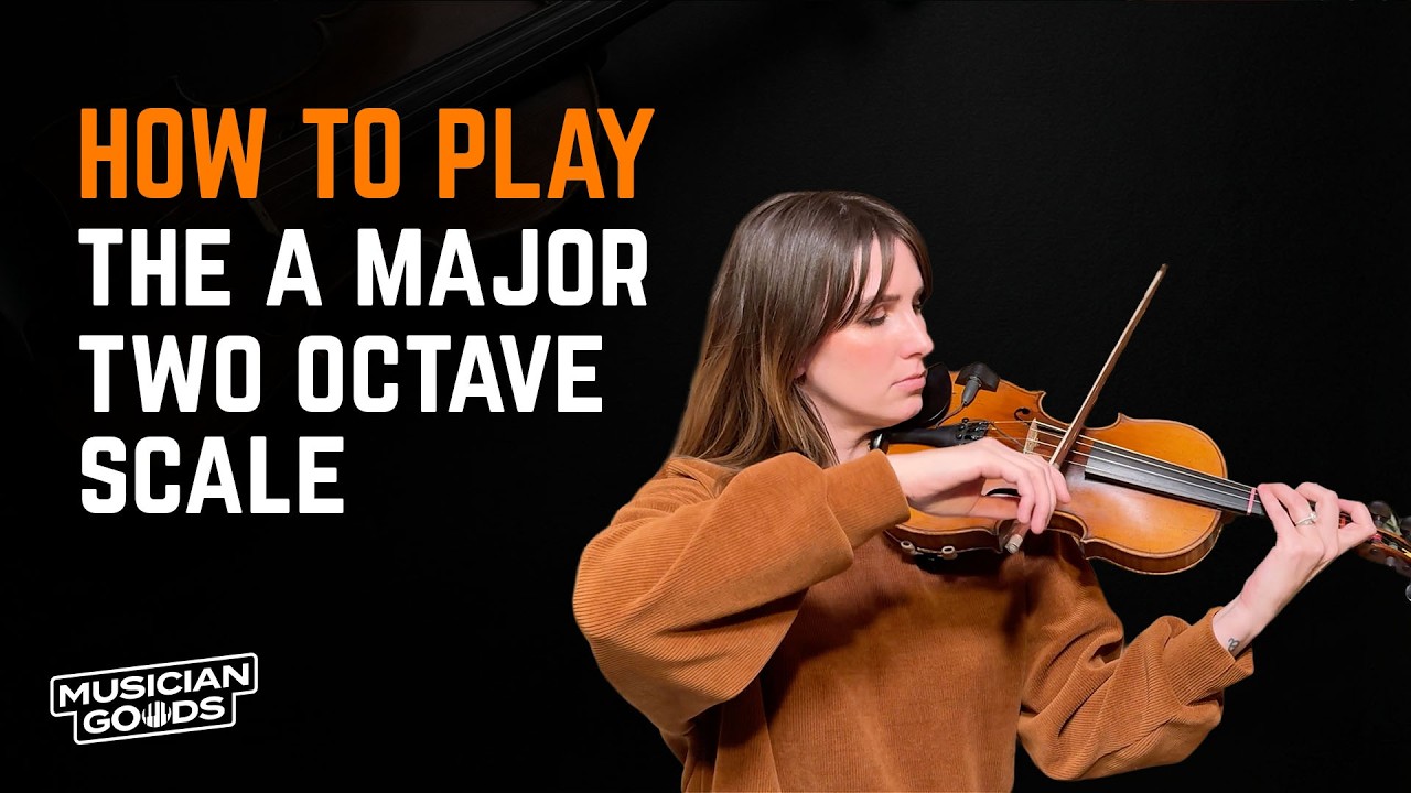 A Major Scale — Two Octaves in First Position | Violin Theory ...