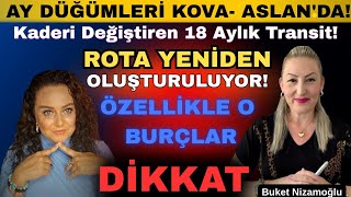 Ay Düğümleri Kova- Aslan'da | Kaderi Değiştiren 18 Aylık Etki | Tüm Burçlar #astroloji #burçlar 