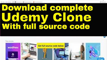 Full Source Code: Udemy clone script written in PHP | Education management online school script