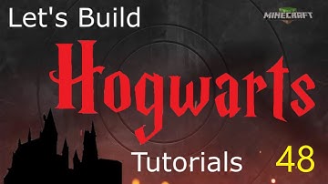 Lets Build Hogwarts in Minecraft Tutorials Part 48. Landscaping Part 4