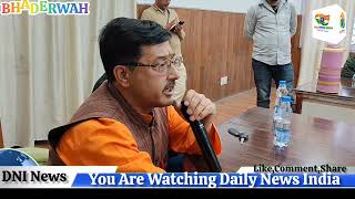 District General Secretary (BJP) Sanjay Saraf raised key public issues before DC.