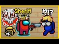 My CRAZIEST Sheriff games yet | Among Us Town of Us Mod w/ Friends