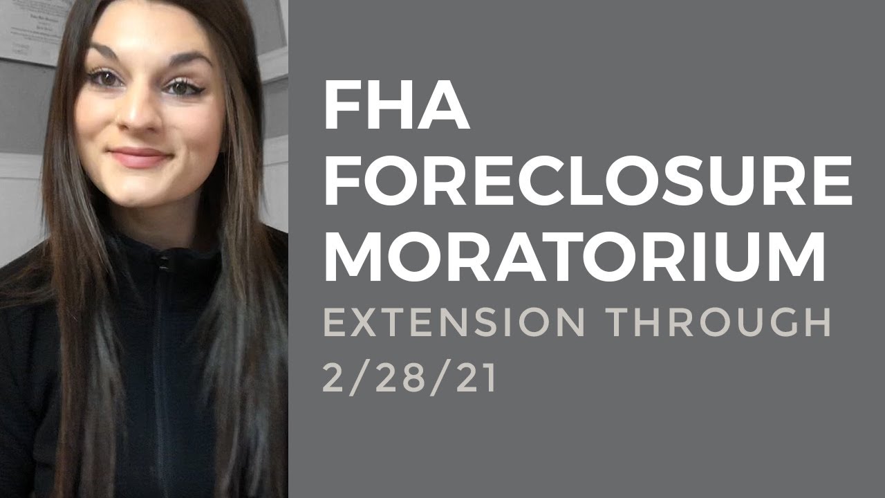 FHA Extends Foreclosure Moratorium through 2/28/21