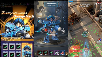 Pirate Gunner Mech Assemble: Zombie Swarm - Part 7 Gameplay Android Free Reward