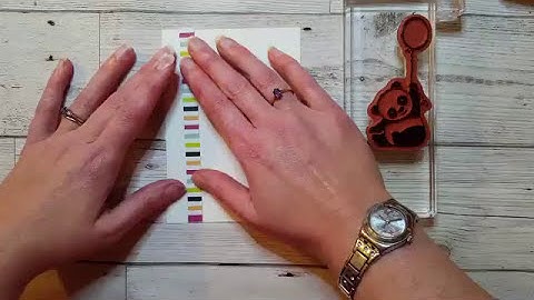 Quick & Easy Card using Party Pandas Stamp Set