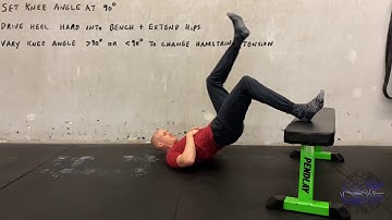 Single-Leg Hamstring Bridge