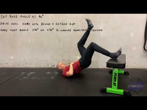 Single-Leg Hamstring Bridge