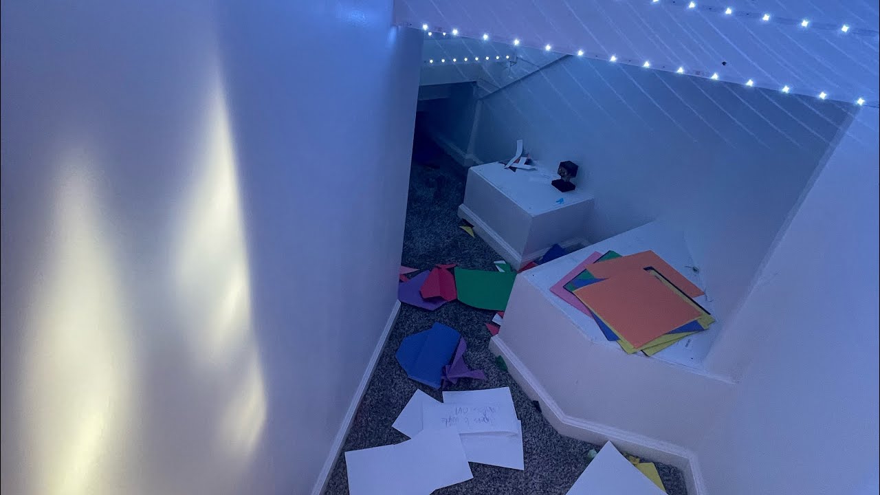 Finishing the secret room under the stairs - YouTube