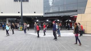 Dance Flash Mob for Public Place Recycling, Bendigo, 8 May 2015