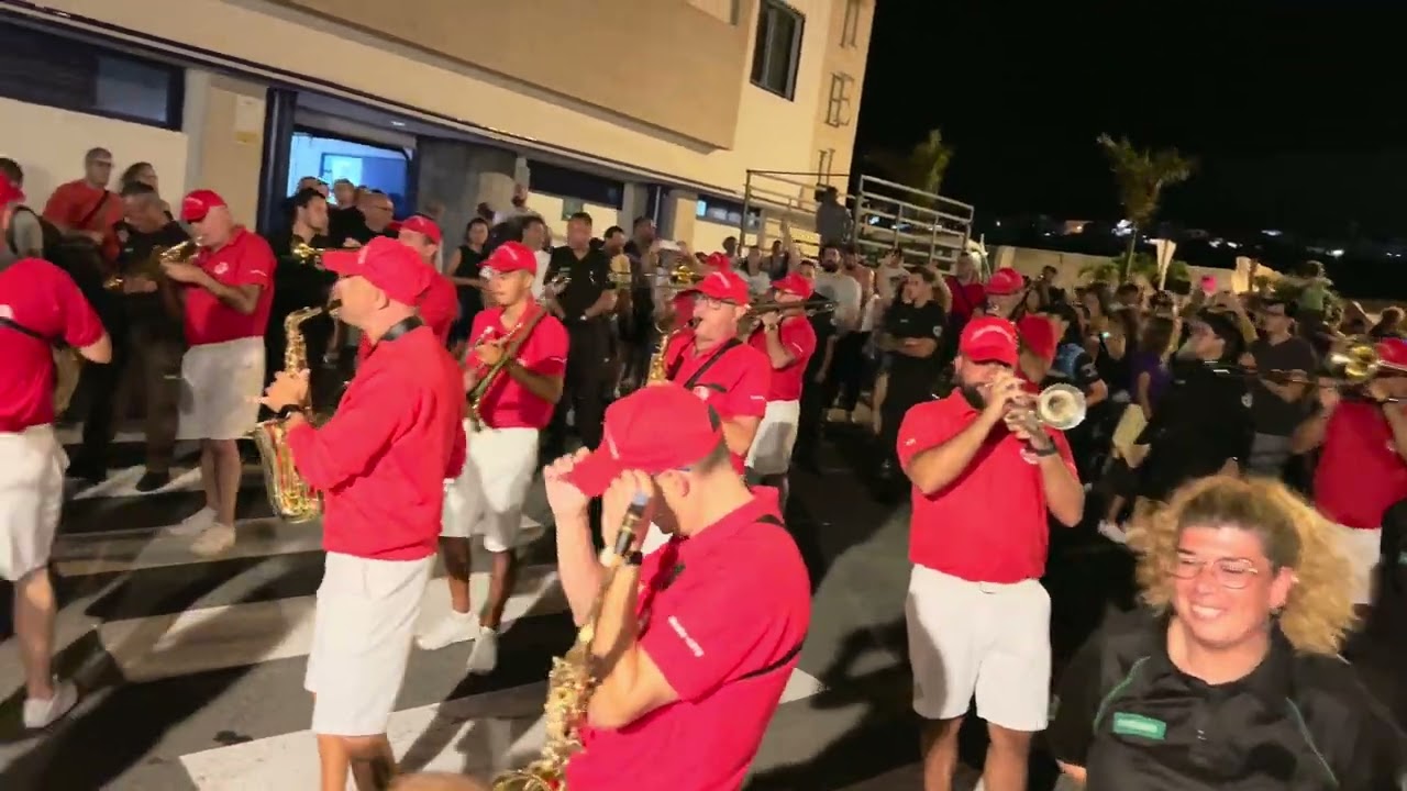 La Retreta de Las Fiestas de Las Nieves en El Puerto de Agaete 2023