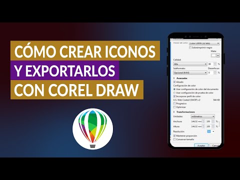 Cómo Crear Iconos y Exportarlos en Formato Icono Utilizando Corel DRAW