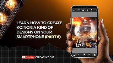 How to Create this Eye Catchy Flyer on your Smartphone || Koinonia Designs Part 6