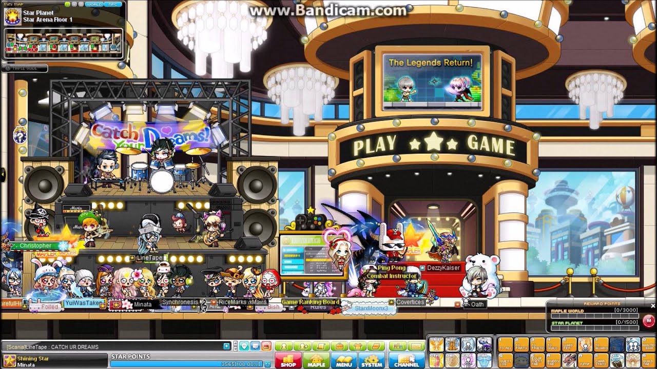 [Maplestory] Open Concert Full Band Chair! YouTube