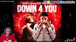 YB DOING SONGS WITH HIS SECURITY GUARD! Rom3 down 4 u ft youngboy REACTION!