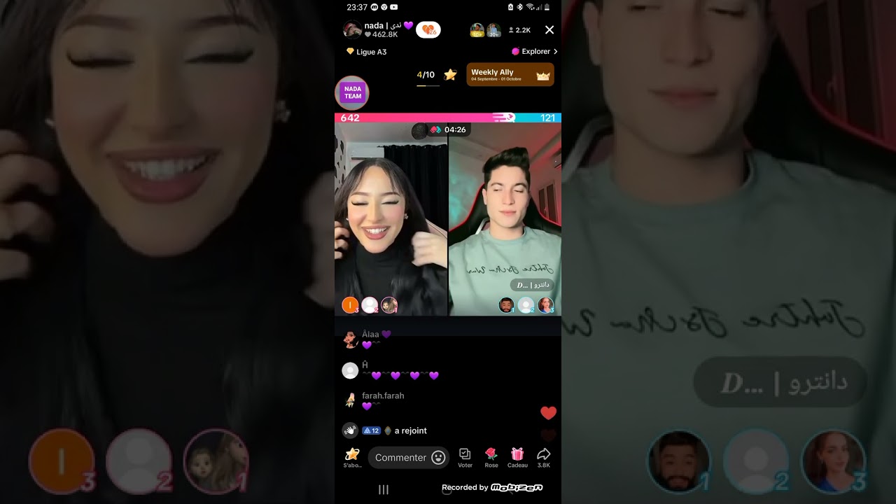 ليو 🇦🇱🖤 يدعم ندى 🇩🇿💜  ..لايف بث ندى 💜🇩🇿 #ندى_الجزائرية #تيكتوك_الجزائر #لايفات #بثوث_المشاهير