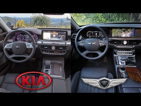 2019 Kia K900 Vs Hyundai Genesis G90 Interior Youtube