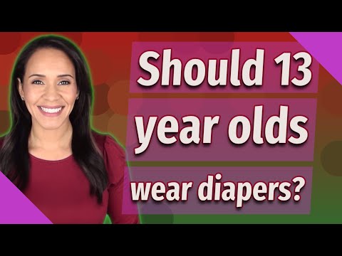 Should 13 year olds wear diapers?