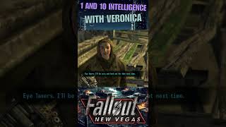 What 1 and 10 Intelligence Looks Like - Veronica #gaming #falloutnewvegas #shorts