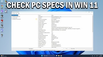 How To Check PC Specs in Windows 11 - Easy Fix