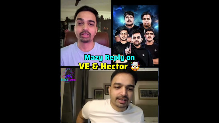 Mazy Reply on VE & Hector 🤯 #bgmi #bmps #hector #mazyislive #s8ul #shorts